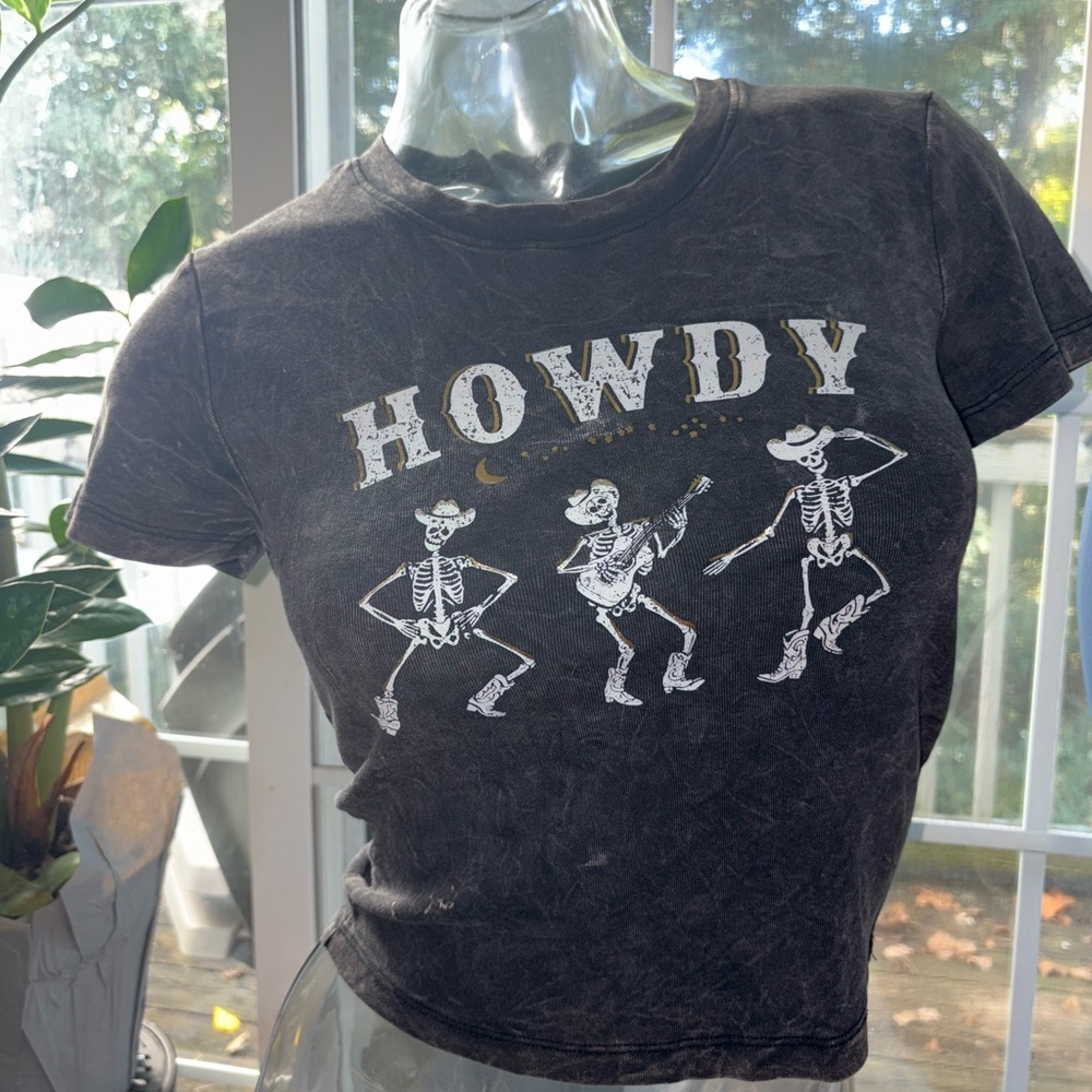 Howdy Skeleton Dance Kids T-Shirt